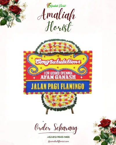 Bunga Papan Congratulation di Karangjunti